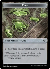 Clue (0017) // Art Card (0044) Double-Sided Token